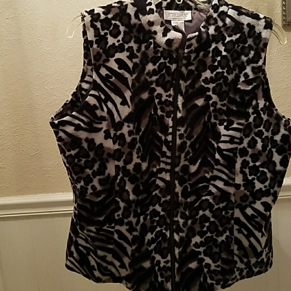 Leopard Print Vest